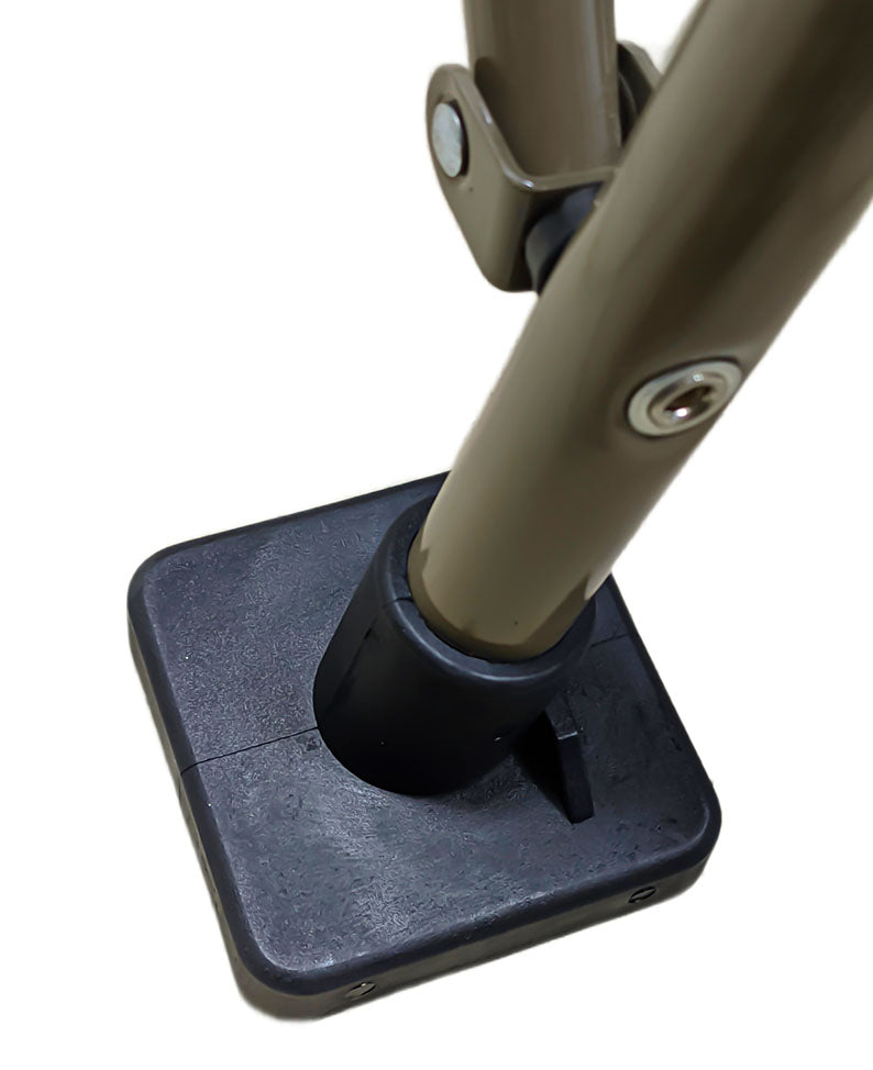 Load image into Gallery viewer, Base Camp Status Folding Camp Chair with Wide Stability Feet for Soft Surfaces