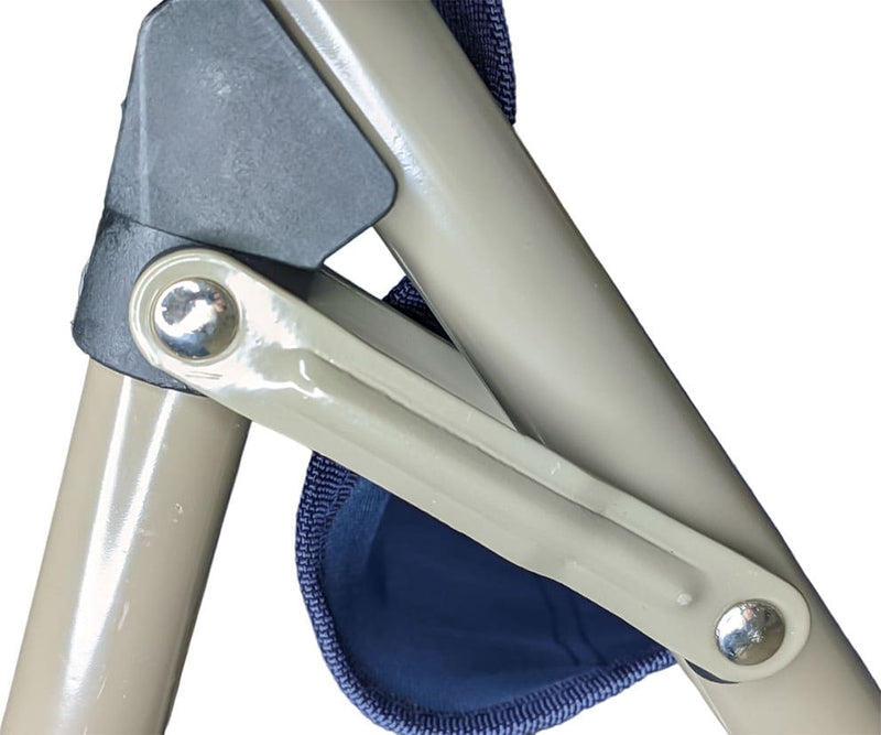 Load image into Gallery viewer, Base Camp Status Folding Camp Chair with Wide Stability Feet for Soft Surfaces
