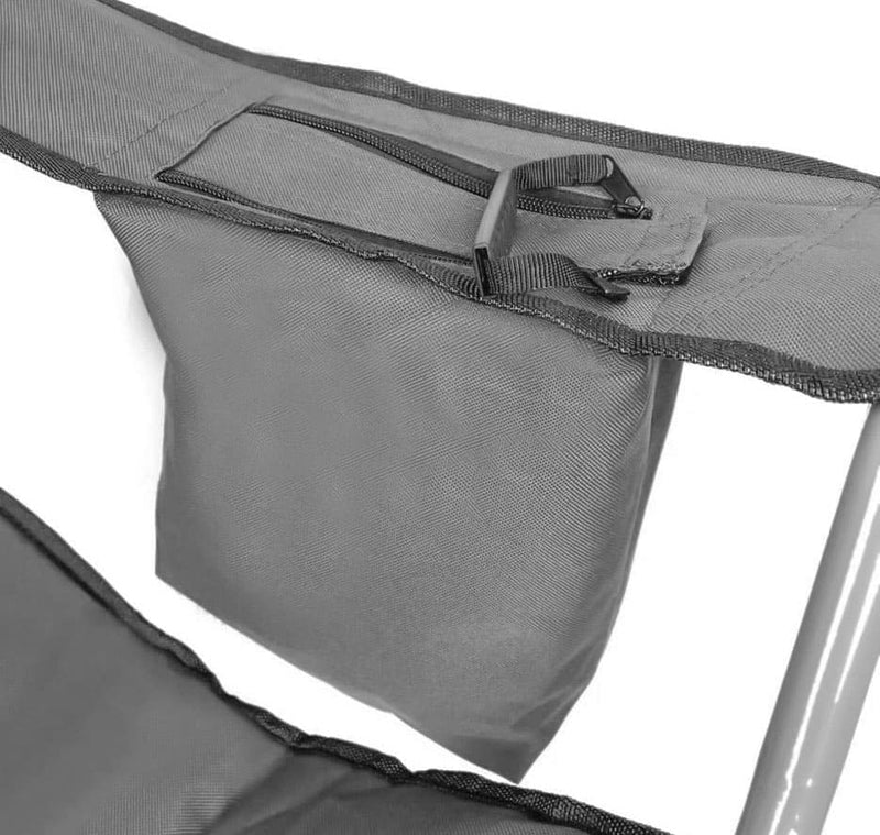 Load image into Gallery viewer, Base Camp Hunter High-Back Camp Chair with Dual Storage Pockets & Cup Holder
