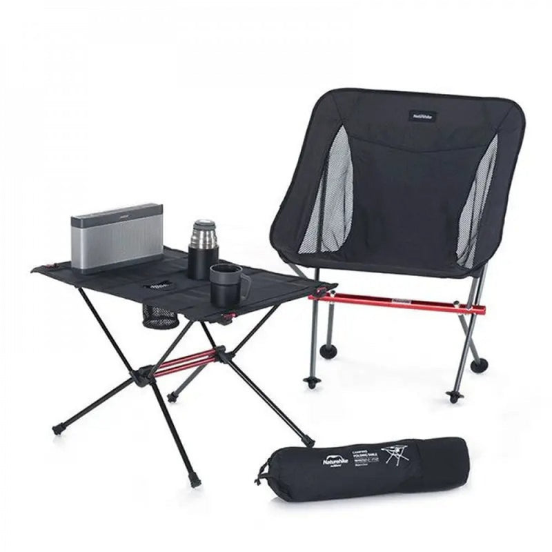 Load image into Gallery viewer, Naturehike NH19Z027‑Z Mesh Camping Table with Carbon Frame (Ultralight, 30 kg/66 lb Load)