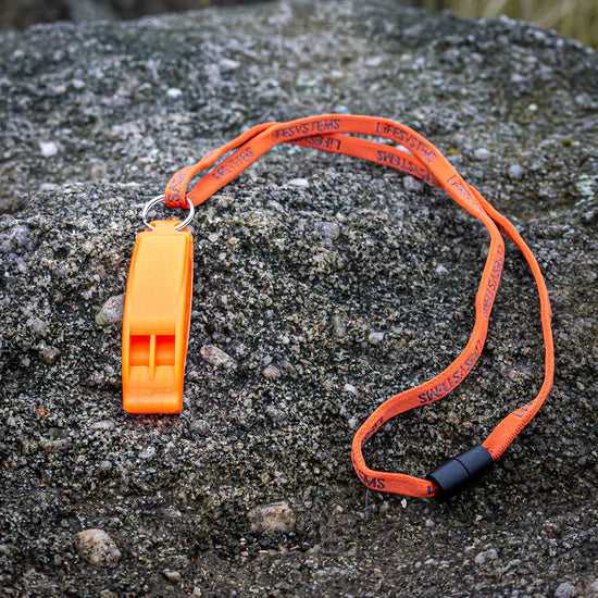 Load image into Gallery viewer, Echo Whistle 108 dB Floating Emergency Whistle Orange | Lifesystems