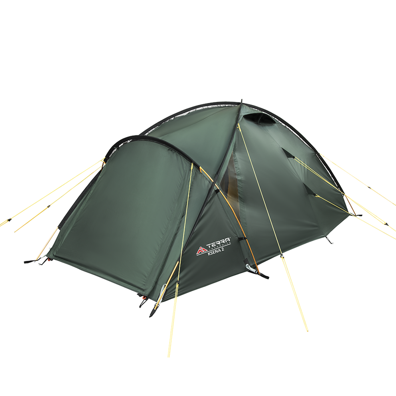 Load image into Gallery viewer, Ksena 2/2 Alu All-Season Tent with Dual Entrances and Choice of Fiberglass or Aluminum Frame for Camping Adventures