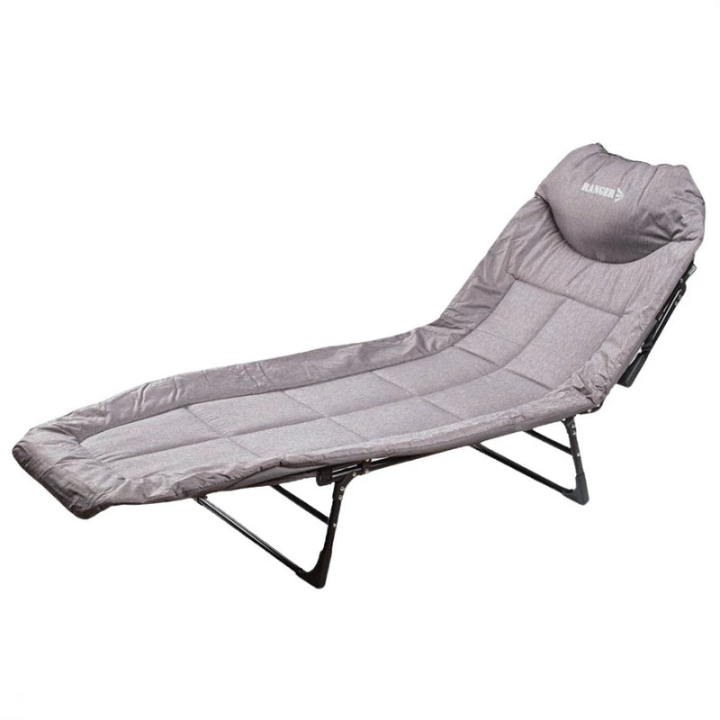 Load image into Gallery viewer, Ranger Comfort Convertible Camp Cot with 6-Position Backrest & Padded Mattress