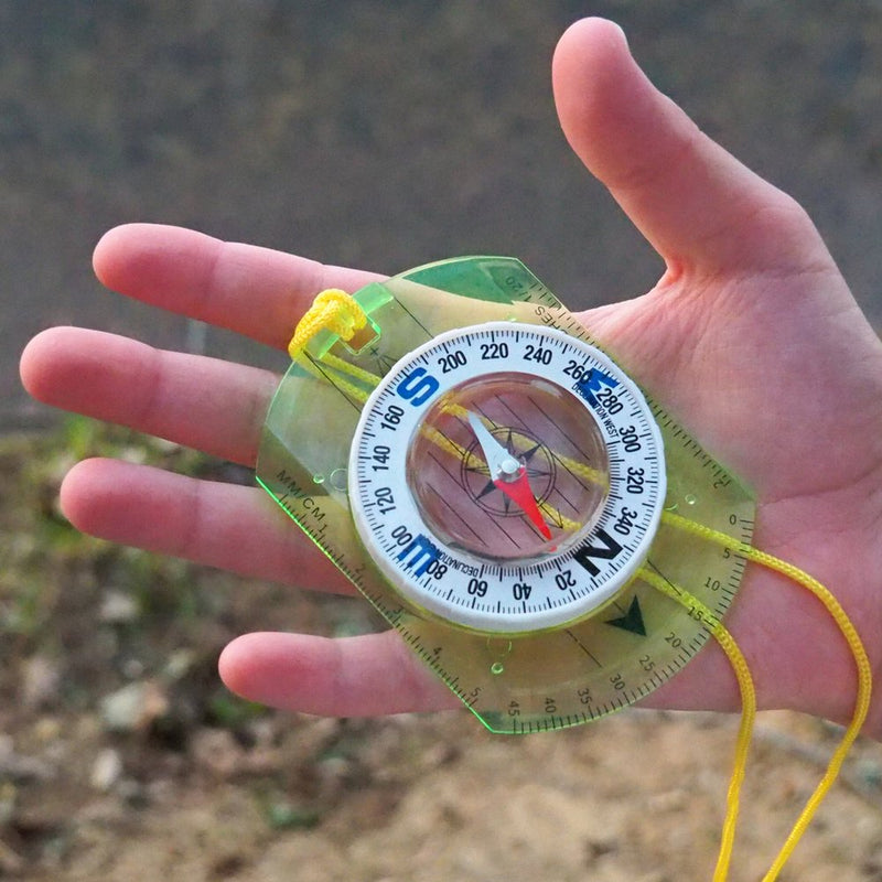 Load image into Gallery viewer, Baseplate Compass - Luminous Pointer, Dry Dial, Rulers (32 g) | TrekLine Base