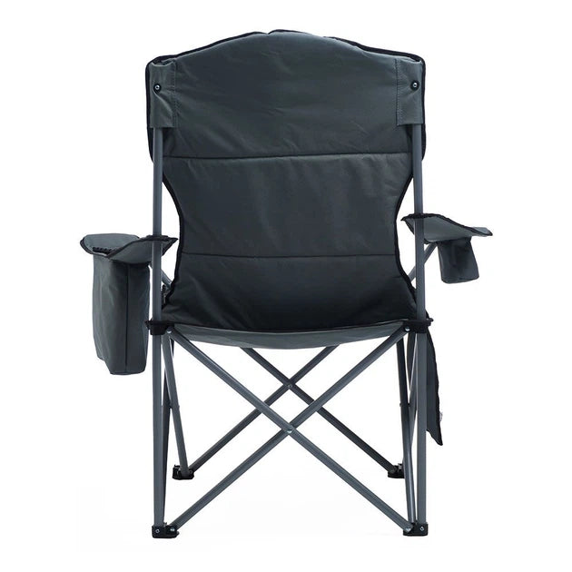 Load image into Gallery viewer, Base Camp Hunter High-Back Camp Chair with Dual Storage Pockets & Cup Holder