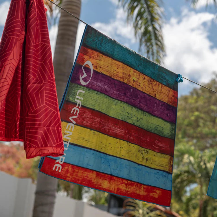Load image into Gallery viewer, Soft Fibre Towel — Antibacterial Ultra Fast Dry Print | Lifeventure