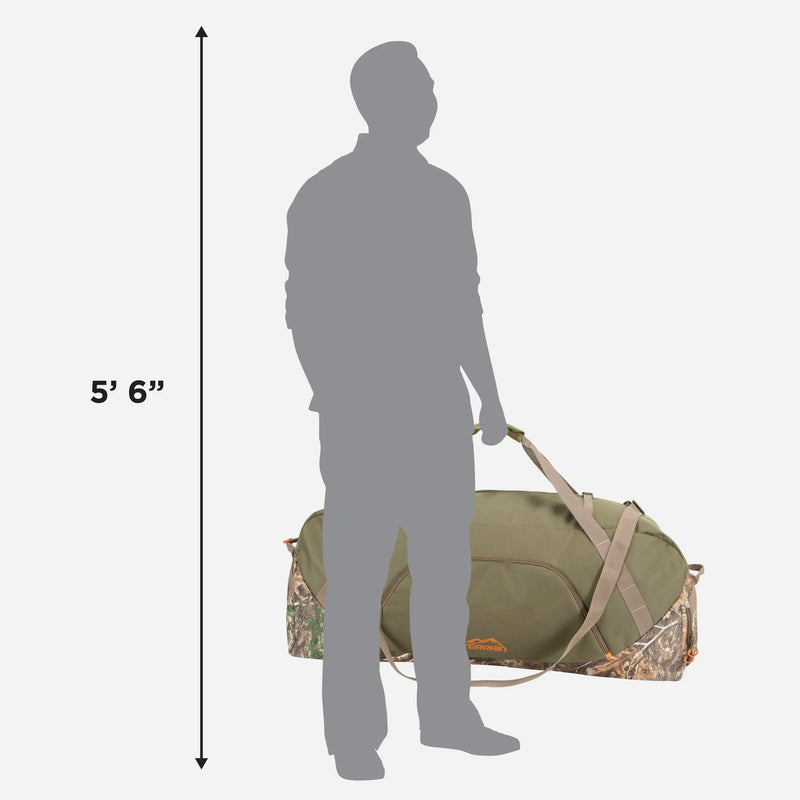 Load image into Gallery viewer, Travel Bags 90L duffel with shoe garage and comfy carry | Allen Terrain Duffel Bag