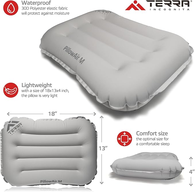 Load image into Gallery viewer, Inflatable Travel Pillow M/L, Ultralight TPU Laminated Elastic Fabric– PillowAir