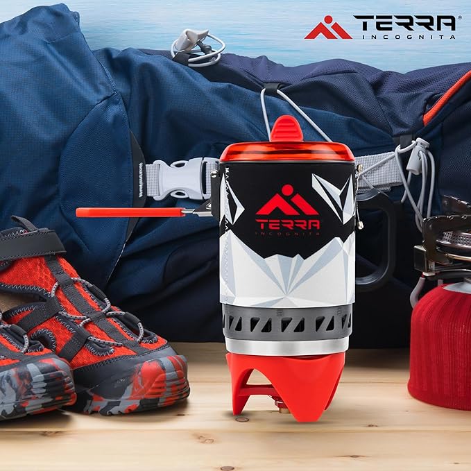 Load image into Gallery viewer, Wezen Integrated Cooking System with 1L Pot and Auto-Ignition - Compact 2200W Stove for Efficient Alpine Cooking and Technical Trekking