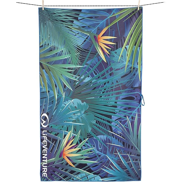 Load image into Gallery viewer, Soft Fibre Towel — Antibacterial Ultra Fast Dry Tropical | Lifeventure