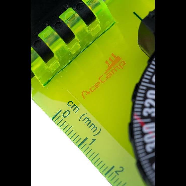 Load image into Gallery viewer, Folding Map Compass With Mirror - Sighting Capability, Liquid-Filled (75 g) | AceCamp