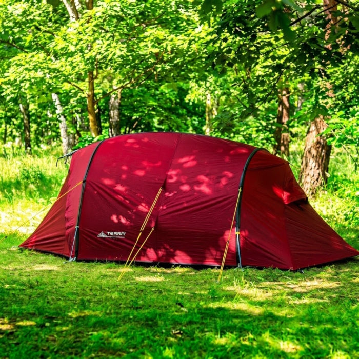 Load image into Gallery viewer, Bravo 4 Alu 4-person family tent with removable floor and aluminum poles.