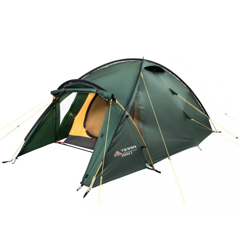 Load image into Gallery viewer, Green Terra Incognita Ksena 3 all-season trekking tent with two entrances