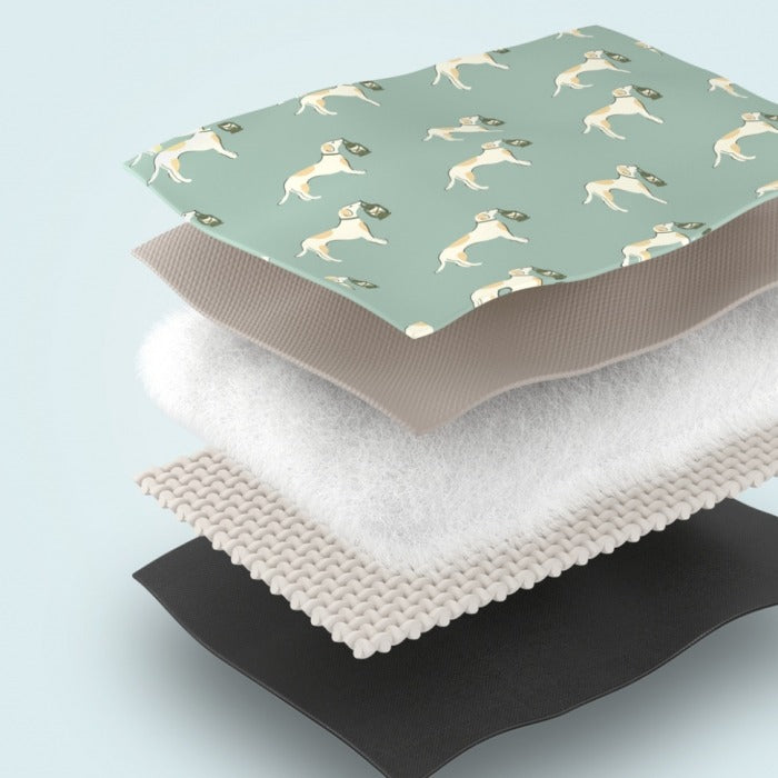 Load image into Gallery viewer, Infographic of Naturehike picnic mat showing its three insulated comfort layers