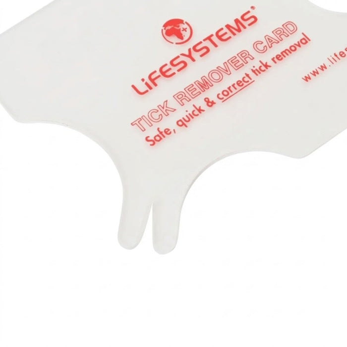 Load image into Gallery viewer, Close-up of the specialized large extraction slot on the Tick Remover Card