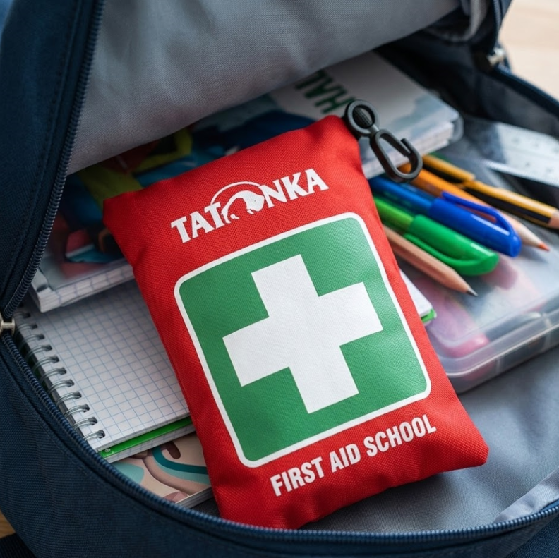 Load image into Gallery viewer, First Aid School Kit Filled Lightweight Kids Emergency Bag | Tatonka