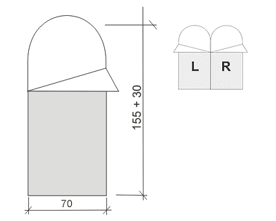 Load image into Gallery viewer, Asleep JR 200/300 L/R Blanket Sleeping Bag with Hood for Youth Camping Adventures
