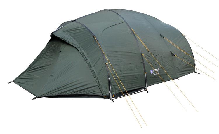 Load image into Gallery viewer, Bravo 4/4 Alu Four-Season Tent with Removable Vestibule Floor - Available with Aluminum or Fiberglass Poles for 4-Person Camping