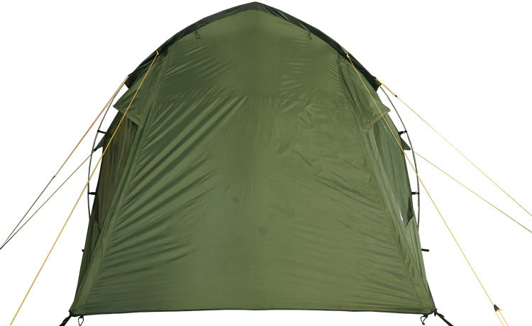 Load image into Gallery viewer, Camp 4 Four-Person Tunnel Tent with Extended Vestibule and Support Poles - Affordable Family Camping Shelter with Dual Entrances