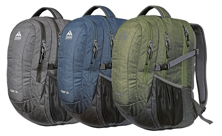 Load image into Gallery viewer, Comp 28 Everyday Backpack with AIR DIRECTOR System – Ventilated Urban Pack with Laptop Compartment for Commuting, Study, and Day Trips