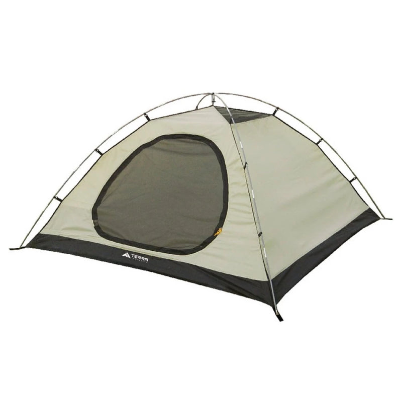 Load image into Gallery viewer, Front view of Geos 3 inner tent featuring T-shaped door and mesh panels