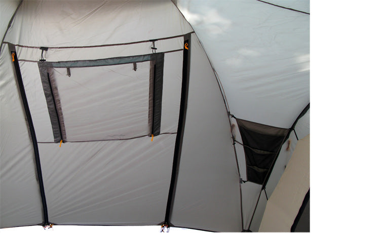 Load image into Gallery viewer, Grand 5 Family Camping Tent with Convertible Vestibule and Dual Entrances for Extended Outdoor Adventures