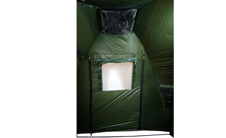 Load image into Gallery viewer, Grand 5 Family Camping Tent with Convertible Vestibule and Dual Entrances for Extended Outdoor Adventures
