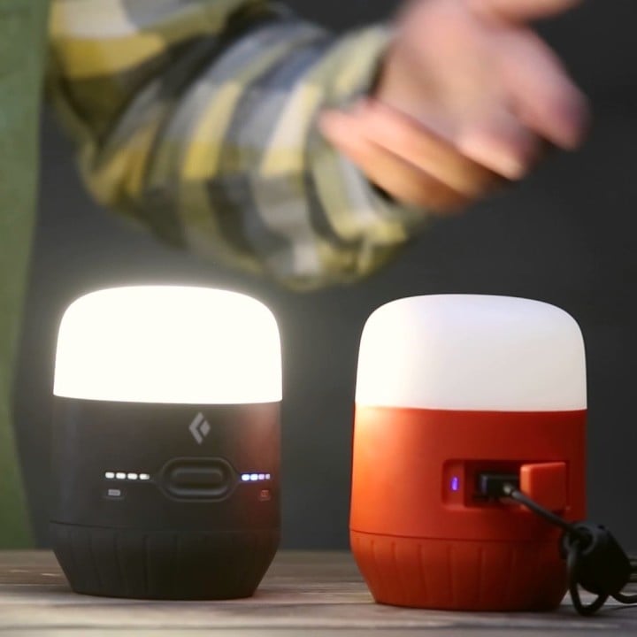Load image into Gallery viewer, Rechargeable Camping Lantern + Power Bank 250-Lumen USB, Charging Station | Black Diamond Moji