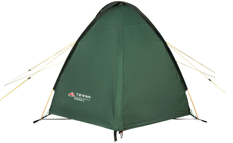 Load image into Gallery viewer, Ksena 2/2 Alu All-Season Tent with Dual Entrances and Choice of Fiberglass or Aluminum Frame for Camping Adventures