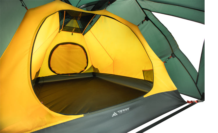 Load image into Gallery viewer, Ksena 2/2 Alu All-Season Tent with Dual Entrances and Choice of Fiberglass or Aluminum Frame for Camping Adventures