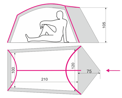 Load image into Gallery viewer, Ligera 2 Ultralight All-Season Tent with Aluminum Frame and Single Vestibule for Extreme Adventures - Compact 2-Person Design