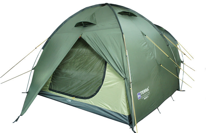 Load image into Gallery viewer, Oazis 5 Three-Season Family Tent with Spacious Vestibule and Modular Design for Extended Camping Adventures