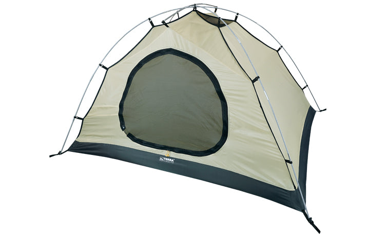 Load image into Gallery viewer, Omega 2 All-Season Double-Wall Tent with Dual Vestibules and Fiberglass Frame for Year-Round Camping