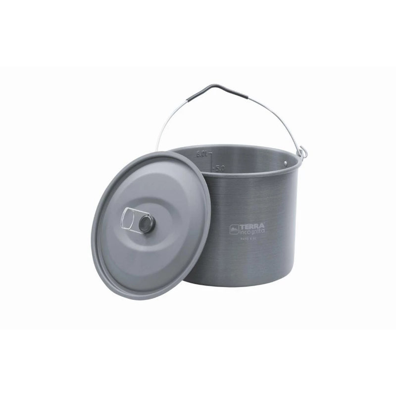 Load image into Gallery viewer, Camping Cookware Set Aluminum Nesting Pots 1.3/2.1/3.2/6.3Qt for Outdoor | Pato