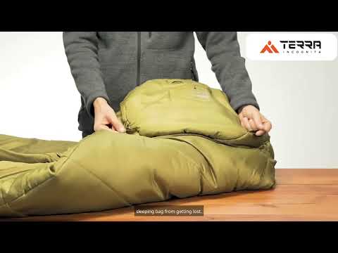 Load and play video in Gallery viewer, Polus 400 Winter Sleeping Bag with HollowCore Insulation and Quick-Exit System for Extreme Cold Weather Camping and Expeditions