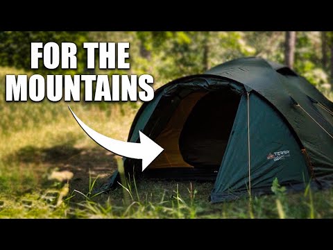Load and play video in Gallery viewer, Canyon 3/3 Alu Four-Season Tent with Snow Skirt - Available with Aluminum or Fiberglass Poles for 3-4 Person Mountain Camping