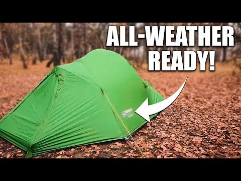 Load and play video in Gallery viewer, Minima 4 Ultralight Four-Person All-Season Tent with Silicone-Coated RipStop and YKK Zippers - Dual Vestibule Design for Expeditions