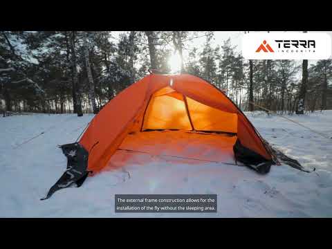 Load and play video in Gallery viewer, Stream 2 All-Season Ultralight Tent with Aluminum Frame and Double Vestibules for Extreme Adventures - 2-3 Person Camping & Hiking