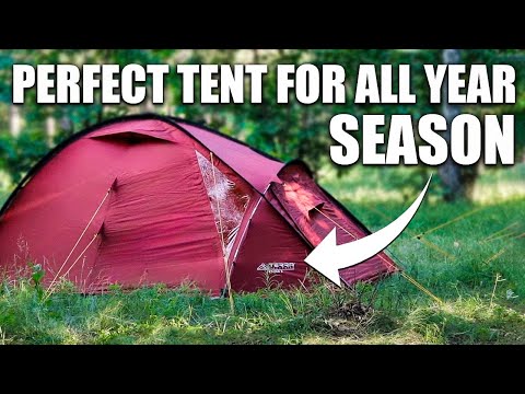 Load and play video in Gallery viewer, Ksena 2/2 Alu All-Season Tent with Dual Entrances and Choice of Fiberglass or Aluminum Frame for Camping Adventures