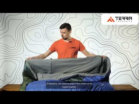 Load and play video in Gallery viewer, Campo 200/300 Convertible Blanket-Style Sleeping Bag with HollowCore Insulation - Classic Design for Summer and Spring Camping