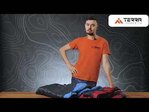 Load and play video in Gallery viewer, Sleeping Bag 900/1200, Left/Right Zip for 3-Season Use, Mummy 3D – Termic