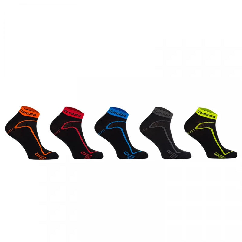 Load image into Gallery viewer, Comodo FIT SBK5 Running Socks 5-Pack Set with Cotton Blend for Fitness & Active Sports