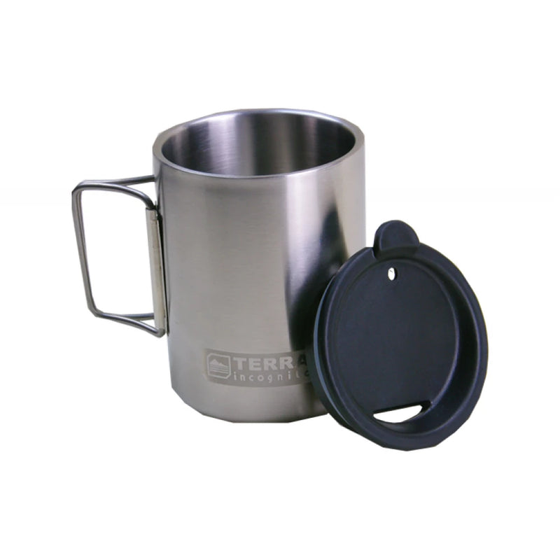Load image into Gallery viewer, Camping Mug with Foldable Handles and Double-Wall Vacuum | T-Mug 250W/350WCap