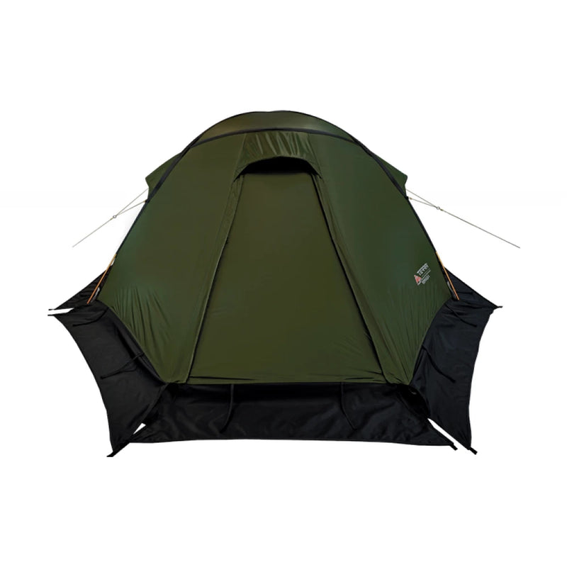 Load image into Gallery viewer, TopRock 4-person tent floor plan and inner sleeping area dimensions
