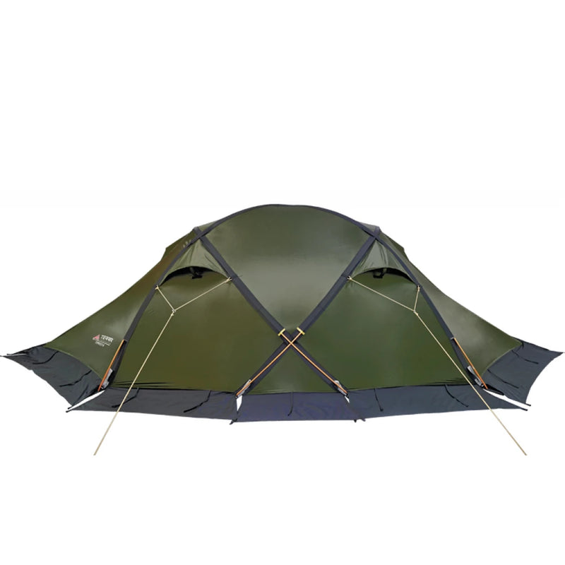 Load image into Gallery viewer, Side view technical scheme of TopRock 4 tent with height measurements