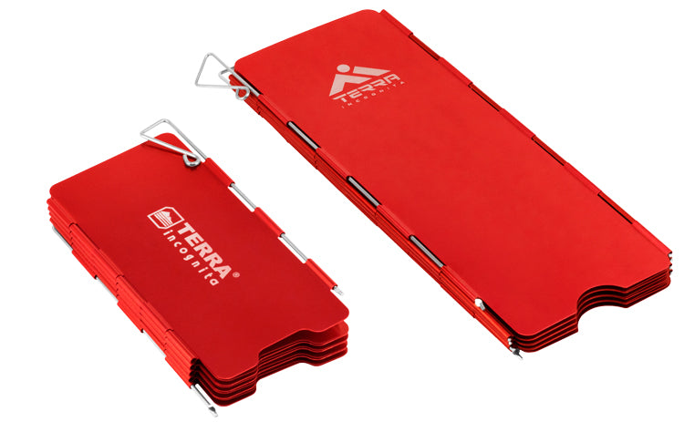 Load image into Gallery viewer, Camping Stove Windshield Anodized Aluminum Windstop L8 S9 Models