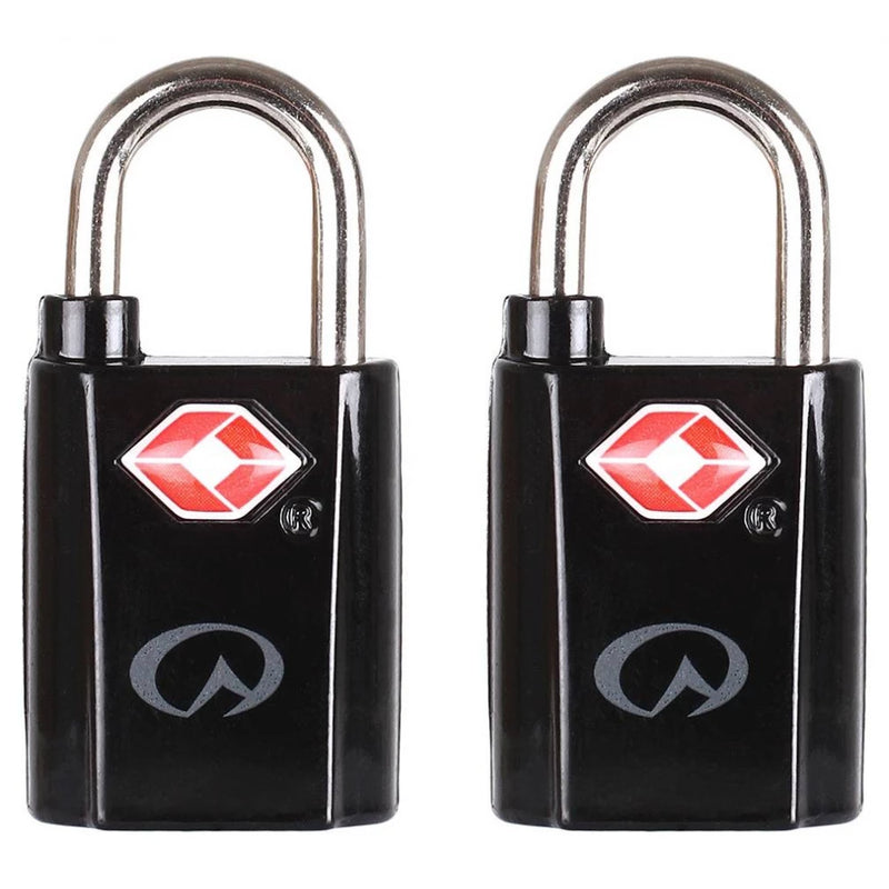 Load image into Gallery viewer, Small travel locks 2-pack durable metal body keyed locks -Lifeventure TSA Mini Padlocks (2-pack)
