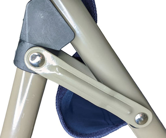 Base Camp Status Folding Camp Chair with Wide Stability Feet for Soft Surfaces