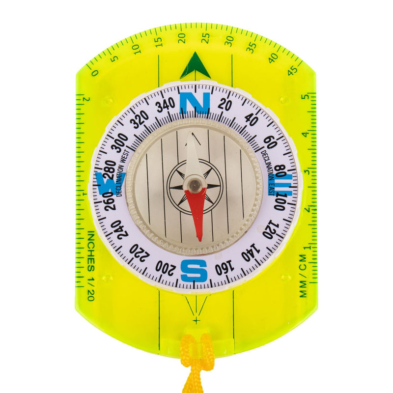 Load image into Gallery viewer, Baseplate Compass - Luminous Pointer, Dry Dial, Rulers (32 g) | TrekLine Base
