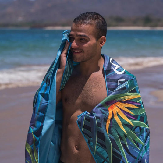 Soft Fibre Towel — Antibacterial Ultra Fast Dry Tropical | Lifeventure